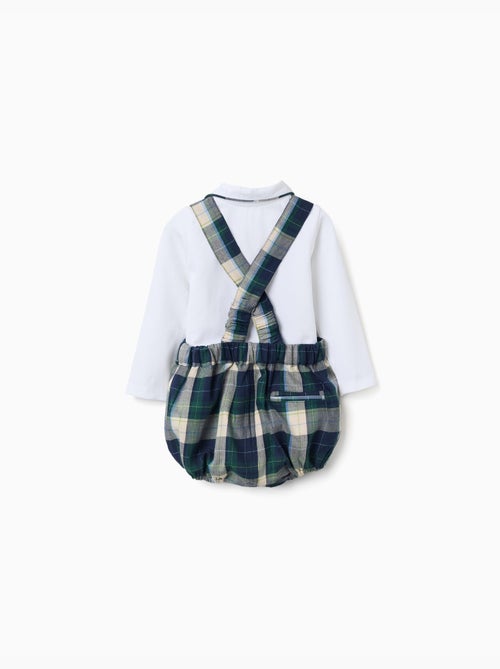 Rompertje + geruite shorts b&s - Kiabi Rompertje + geruite shorts b&s - Kiabi