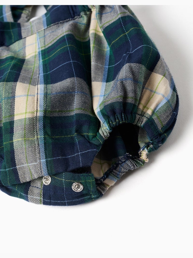 Rompertje + geruite shorts b&s Donkerblauw - Kiabi