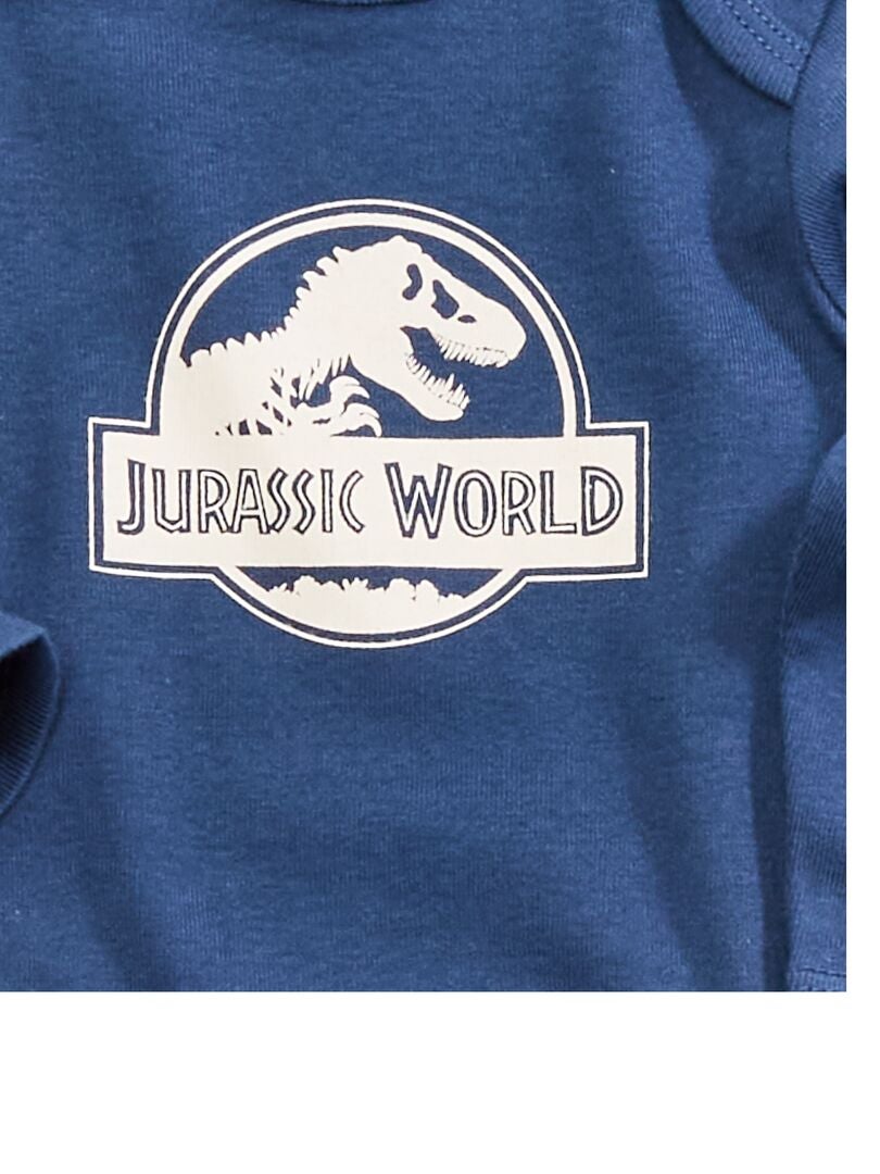 Rompertjes van jersey met Jurassic World-print - 2-delig GRIJS - Kiabi