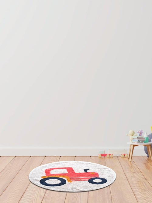 Rond katoenen kinderkleed met tractormotief. - Kiabi Rond katoenen kinderkleed met tractormotief. - Kiabi