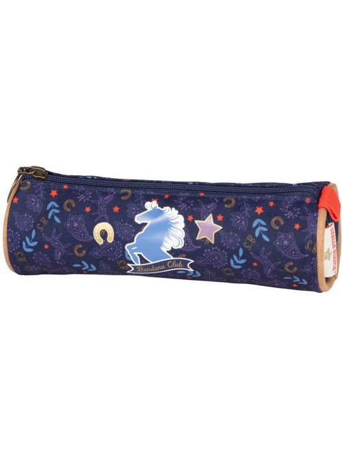 Rond pennenzak canvas paardenmotief Appaloosa Stalla Bianca - Kiabi Rond pennenzak canvas paardenmotief Appaloosa Stalla Bianca - Kiabi
