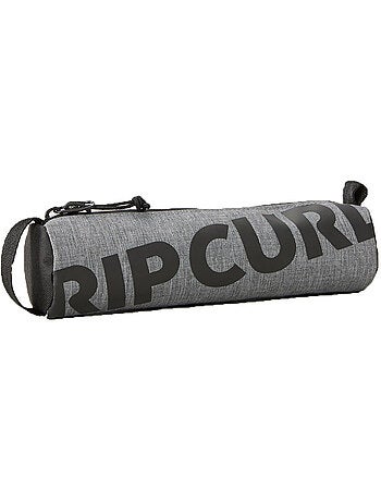 Rond pennenzak met ritssluiting 21 cm texturée RIP CURL – Grijs