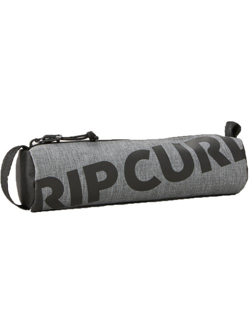 Rond pennenzak met ritssluiting 21 cm texturée rip curl – grijs - Kiabi