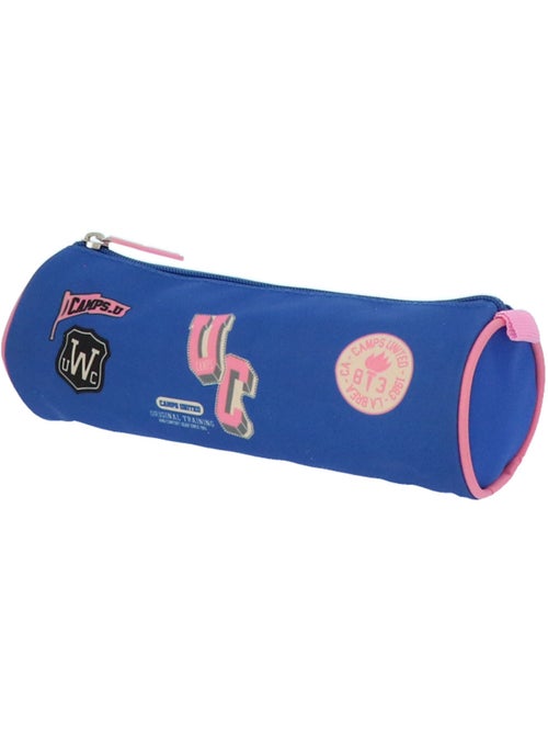 Rond pennenzak met ritssluiting 22 cm cylindre roze CAMPS - Kiabi
