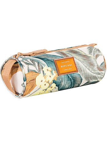 Rond pennenzak met ritssluiting bedrukt tropisch 21 cm – RIP CURL