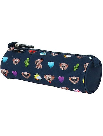 Rond pennenzak Newmoji Boy 22 cm 'Koala' met ritssluiting met handvat