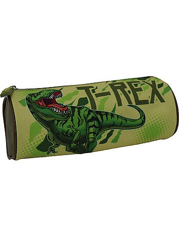 Rond pennenzak T-Rex van synthetische stof