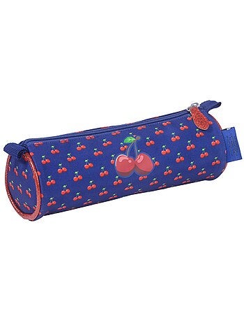 Rond pennenzak Teo Jasmin 22 cm Cerise - ritssluiting TEO JASMIN