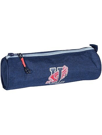 Rond pennenzak textiel effect denim Camps