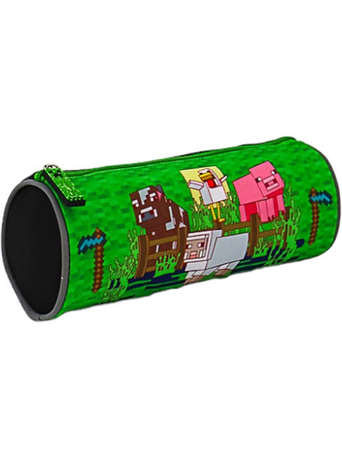 Rond pennenzak van stof motief Minecraft Farming Minecraft - Kiabi