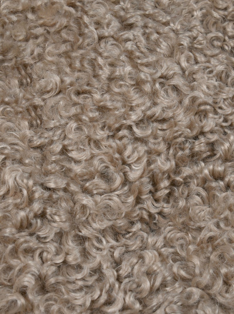 Rond zacht kussen Taupe - Kiabi