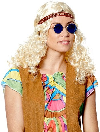 Ronde bril verkleedkleding hippie