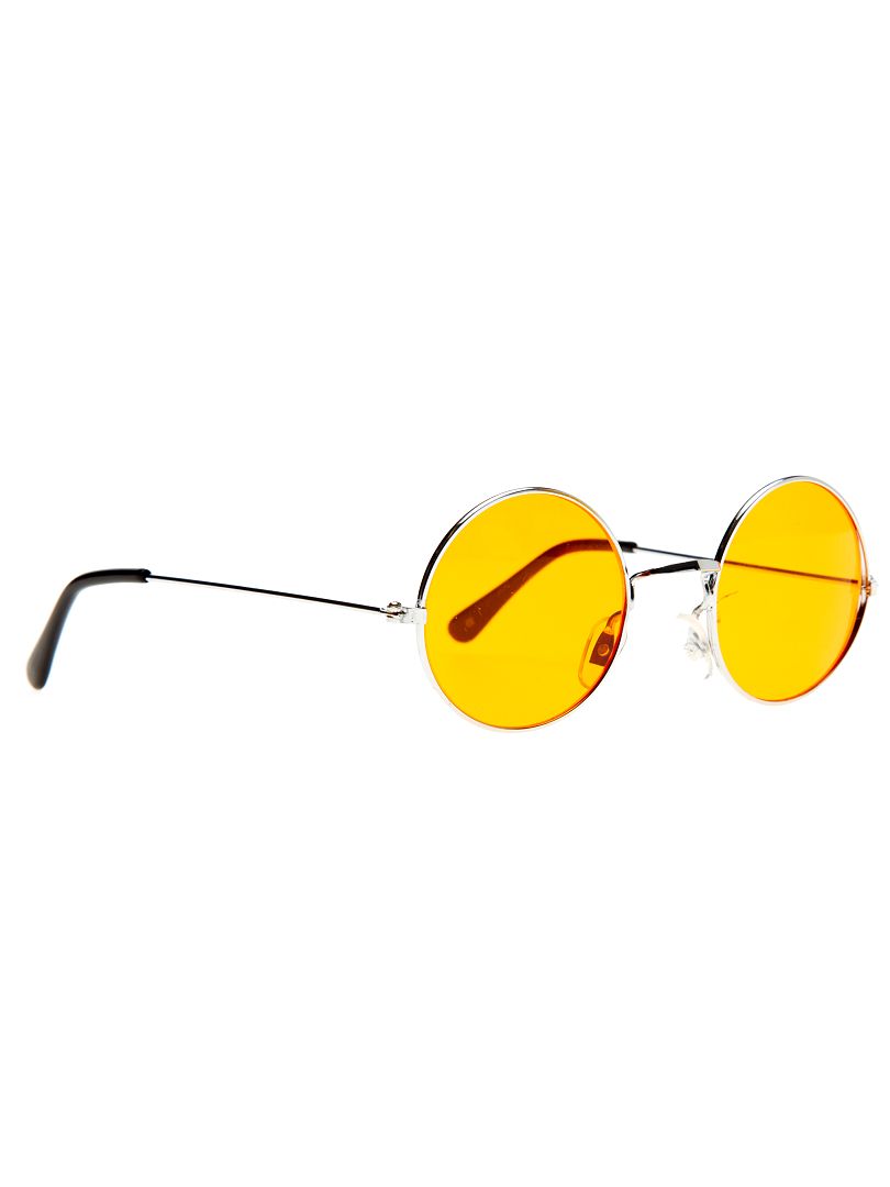 Ronde bril verkleedkleding hippie oranje - Kiabi