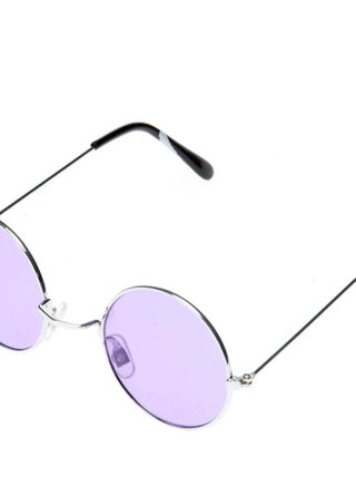 Ronde bril verkleedkleding hippie