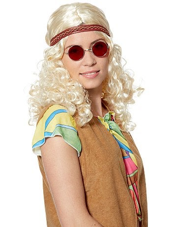 Ronde bril verkleedkleding hippie