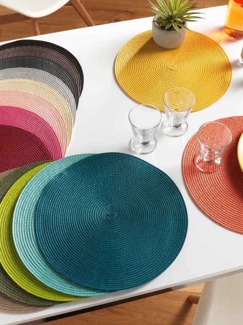 Ronde en kleurrijke placemat - Kiabi Ronde en kleurrijke placemat - Kiabi