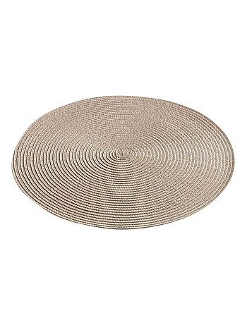 Ronde en kleurrijke placemat