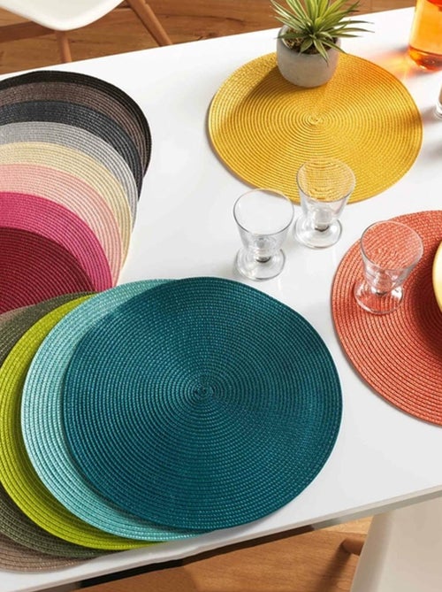 Ronde en kleurrijke placemat - Kiabi