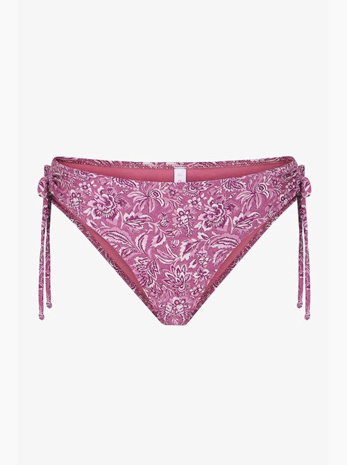 Rosa ring gebloemd bikinibroekje met middelhoge taille penti - Kiabi Rosa ring gebloemd bikinibroekje met middelhoge taille penti - Kiabi