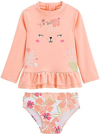 Rosara tweedelig babyzwempak: uv-beschermend t-shirt en broekje