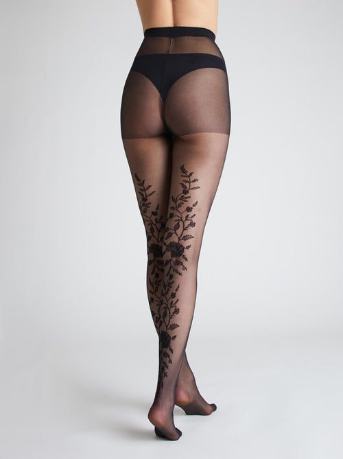 Rosita fantaisie panty 20 denier zwart - Kiabi Rosita fantaisie panty 20 denier zwart - Kiabi