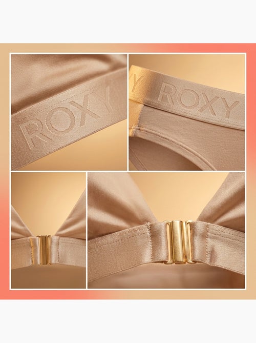 ROXY Ensemble Bralette Triangle Culotte Femme Modal Licence Officielle - Kiabi