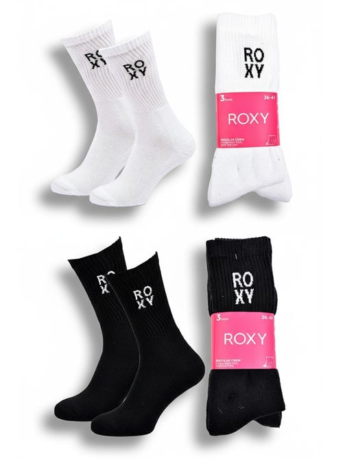 ROXY Lot Chaussettes Femme Crew – Pack 6 Paires - Kiabi ROXY Lot Chaussettes Femme Crew – Pack 6 Paires - Kiabi