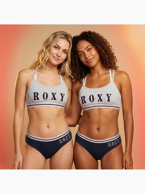 ROXY Set 2 meisjes sport-bh slip katoen officiële licentie - Kiabi