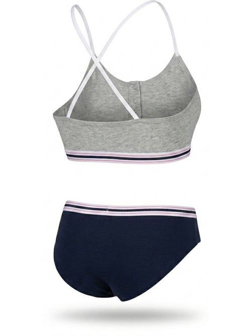 ROXY Set 2 meisjes sport-bh slip katoen officiële licentie - Kiabi