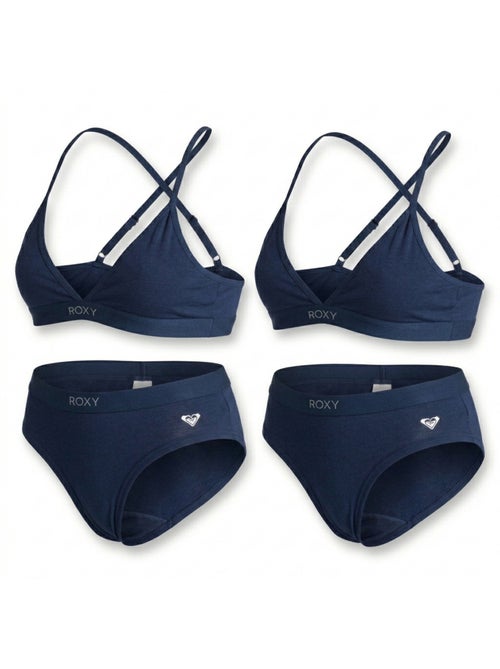 ROXY Set 2 meisjes sport-bh slip katoen officiële licentie - Kiabi