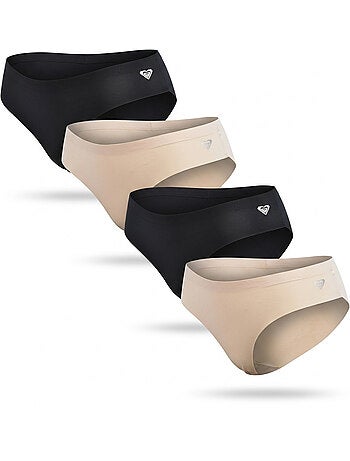 ROXY Slips Microvezel Onzichtbaar Lasersnede Set van 4