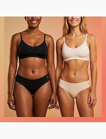 ROXY Slips Microvezel Onzichtbaar Lasersnede Set van 4