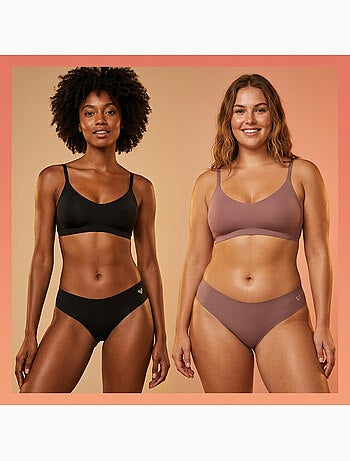 ROXY Slips Microvezel Onzichtbaar Lasersnede Set van 4