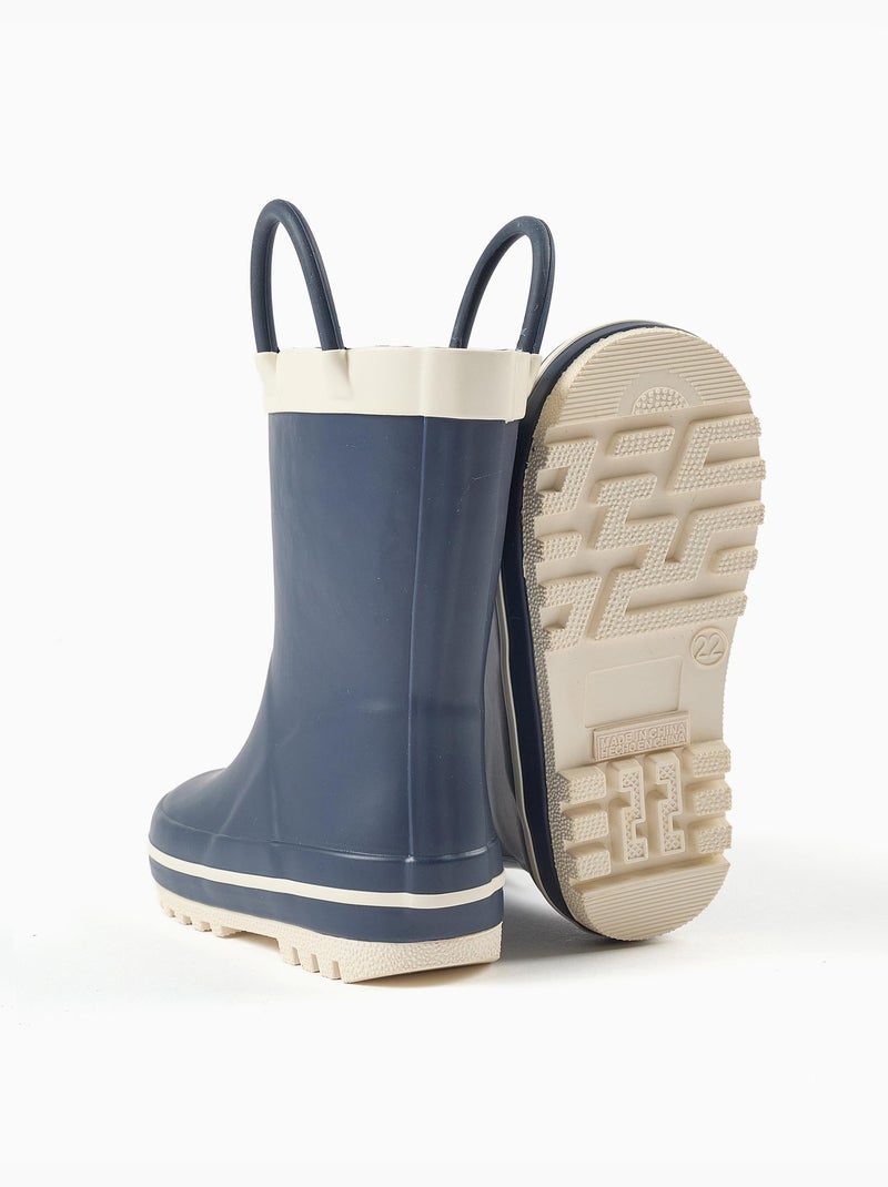 Rubberen handgreep laarzen Blauw Blauw - Kiabi