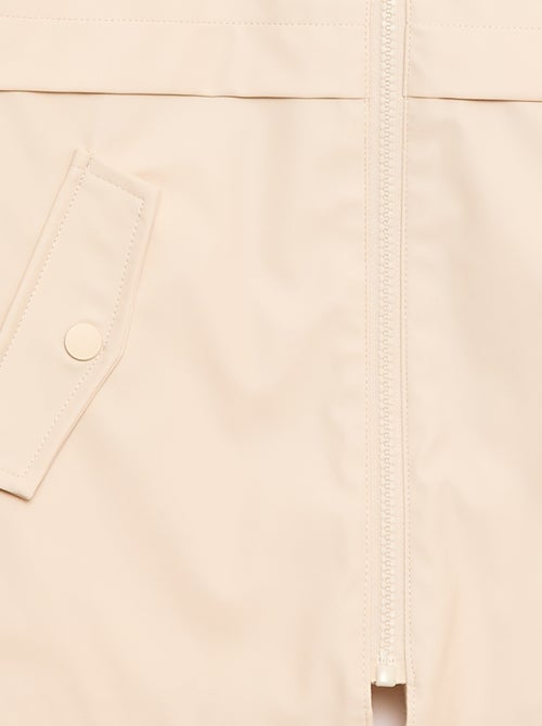 Rubberen parka met capuchon - Kiabi