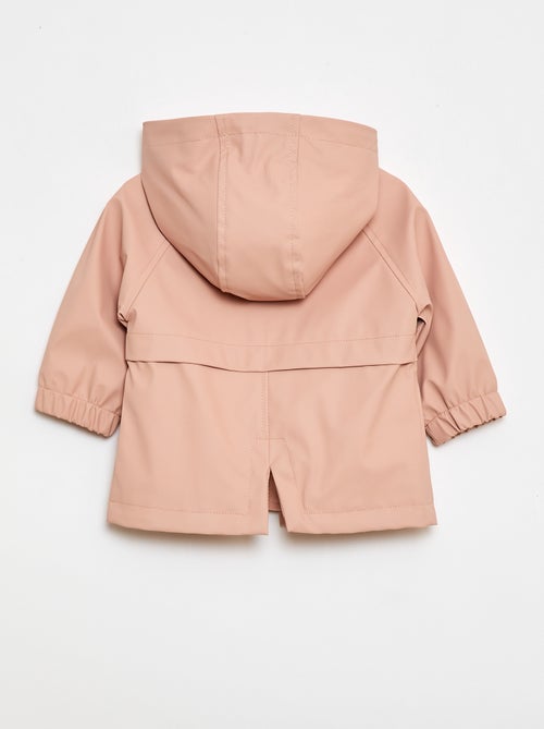 Rubberen parka met kap - Kiabi