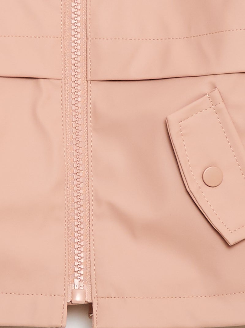Rubberen parka met kap Rose - Kiabi