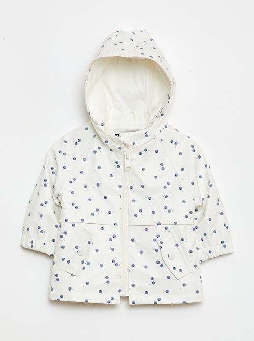 Rubberen parka met kap - Kiabi