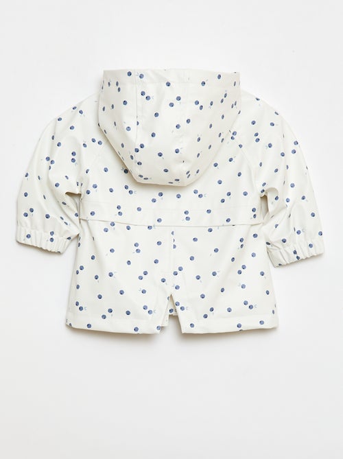 Rubberen parka met kap - Kiabi