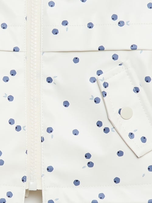 Rubberen parka met kap - Kiabi