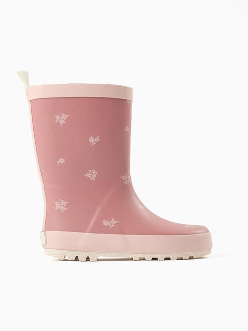 Rubberen regenlaarzen met bloemenprint - Kiabi Rubberen regenlaarzen met bloemenprint - Kiabi