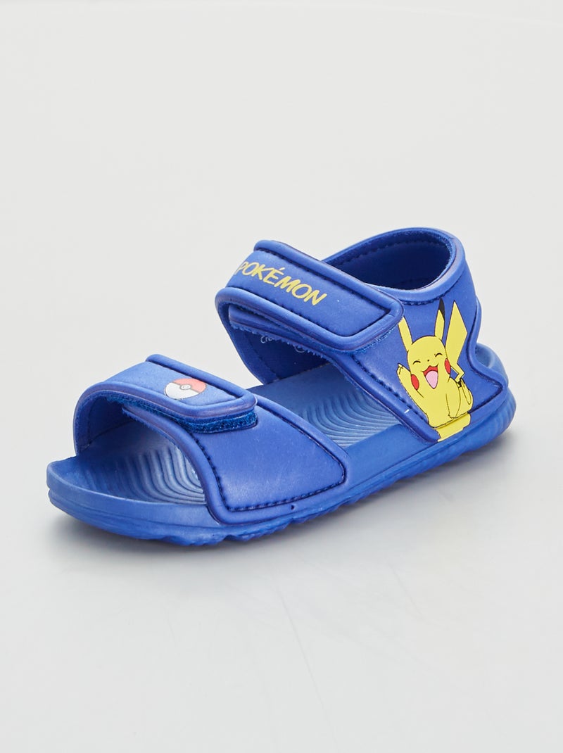 Rubberen sandalen 'Pokémon' blauw - Kiabi