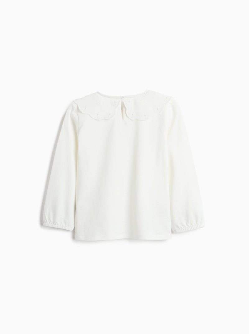 Rucheshirt, MO Fashion Wit - Kiabi