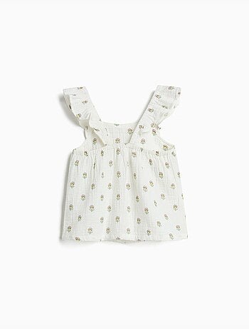 Ruffle top, mo fashion