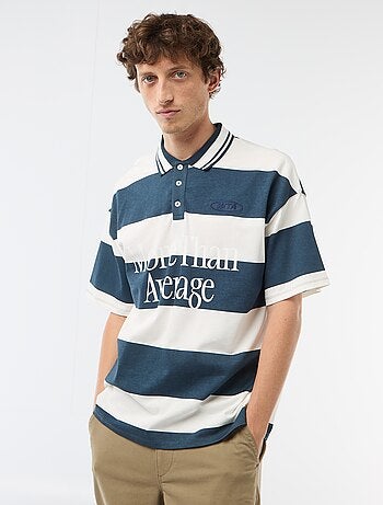 Rugby polo met korte mouwen