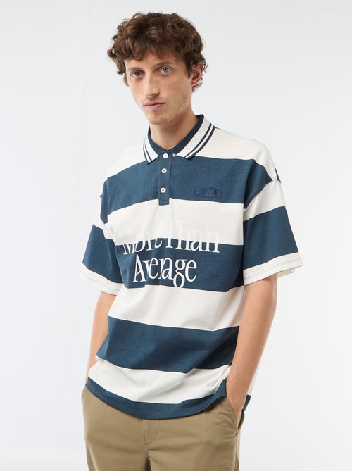 Rugby polo met korte mouwen - Kiabi