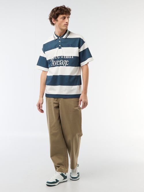 Rugby polo met korte mouwen - Kiabi