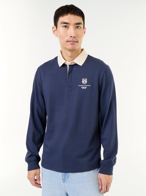 Rugbypolo met geborduurde opschriften - Kiabi Rugbypolo met geborduurde opschriften - Kiabi