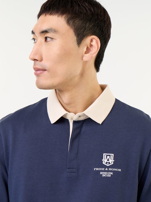 Rugbypolo met geborduurde opschriften - Kiabi Rugbypolo met geborduurde opschriften - Kiabi