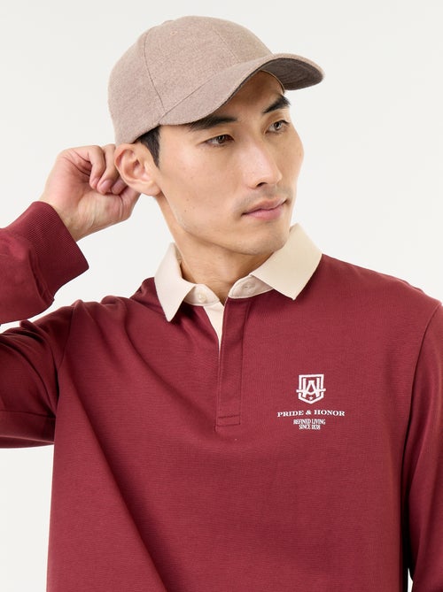 Rugbypolo met geborduurde opschriften - Kiabi Rugbypolo met geborduurde opschriften - Kiabi